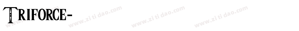 Triforce字体转换