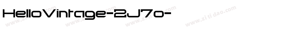 HelloVintage-2J7o字体转换