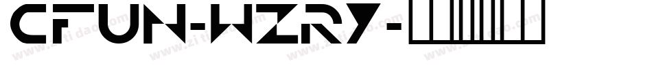 Cfun-WZrY字体转换