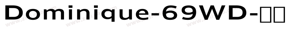 Dominique-69WD字体转换