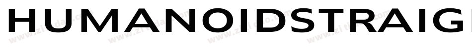HUMANOIDSTRAIGHT字体转换