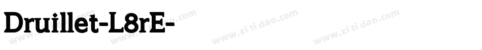 Druillet-L8rE字体转换