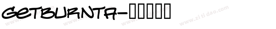 GETBURNTA字体转换