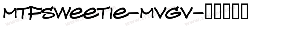 MtfSweetie-mVGv字体转换
