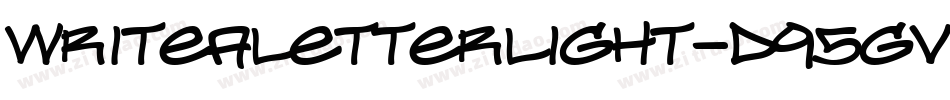 WriteALetterLight-d95GV字体转换