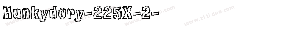 Hunkydory-225X-2字体转换