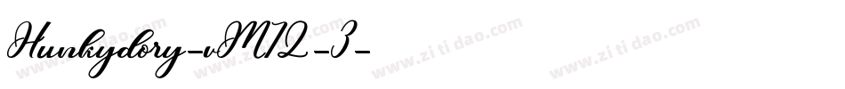 Hunkydory-vM7L-3字体转换