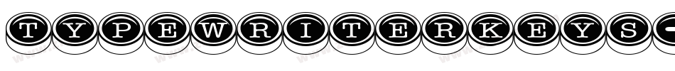 Typewriterkeys-WWyA字体转换