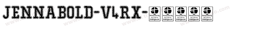 Jennabold-V4Rx字体转换