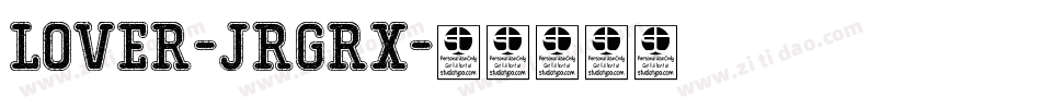 Lover-JRGRx字体转换 Lover-JRGRx字体转换