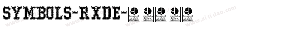 Symbols-RxDe字体转换