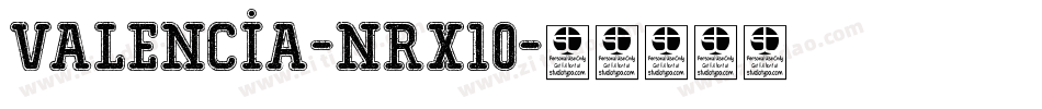 Valencia-nRx10字体转换