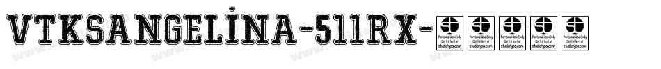 VtksAngelina-511rx字体转换