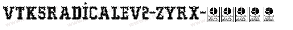 VtksRadicaleV2-ZYRx字体转换