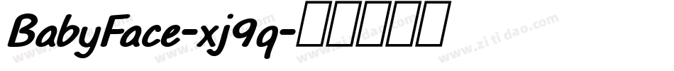 BabyFace-xj9q字体转换