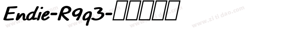 Endie-R9q3字体转换