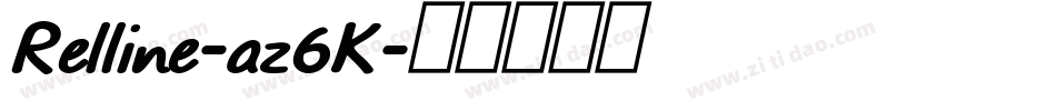 Relline-az6K字体转换