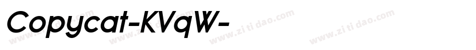 Copycat-KVqW字体转换