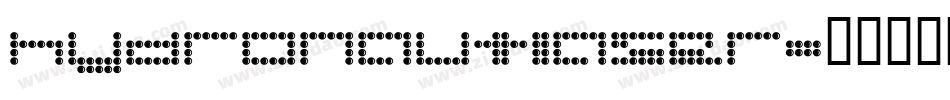 hydronautlaser字体转换
