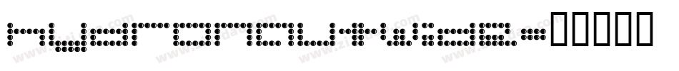 hydronautwide字体转换