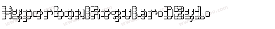 HyperbowlRegular-DZy1字体转换