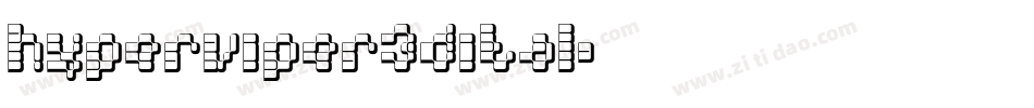 hyperviper3dital字体转换
