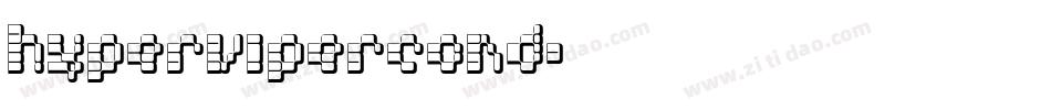 hypervipercond字体转换