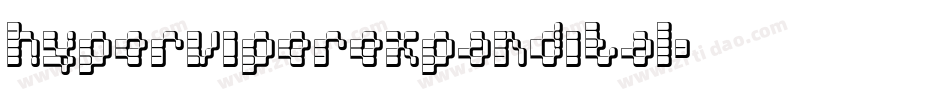 hyperviperexpandital字体转换