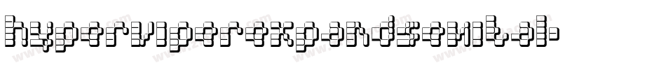 hyperviperexpandsemital字体转换