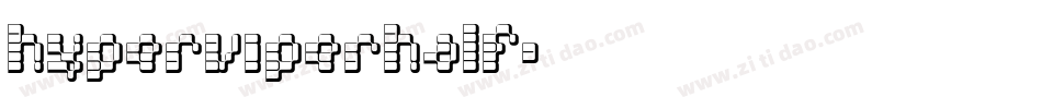 hyperviperhalf字体转换