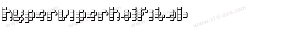hyperviperhalfital字体转换