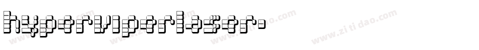 hyperviperlaser字体转换