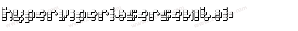 hyperviperlasersemital字体转换