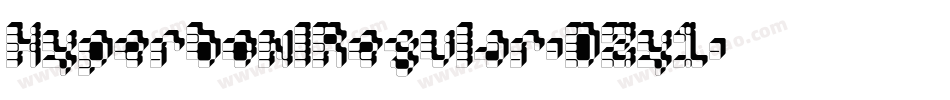 HyperbowlRegular-DZy1字体转换
