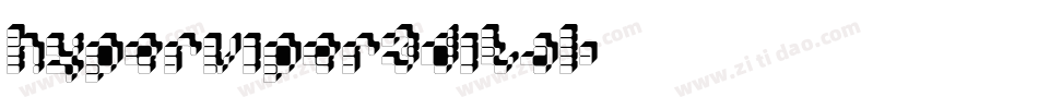 hyperviper3dital字体转换