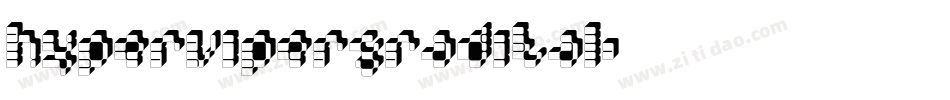 hypervipergradital字体转换