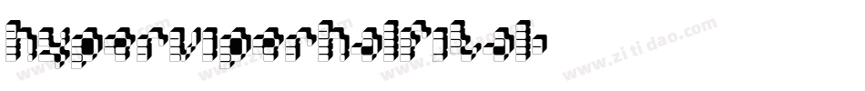 hyperviperhalfital字体转换