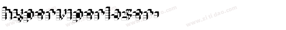 hyperviperlaser字体转换