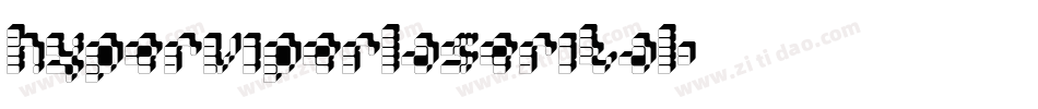 hyperviperlaserital字体转换