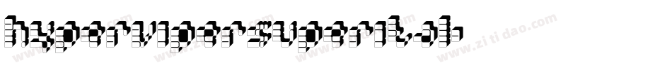 hypervipersuperital字体转换