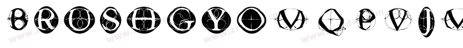 Brushgyo-10Vj字体转换