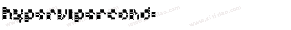 hypervipercond字体转换