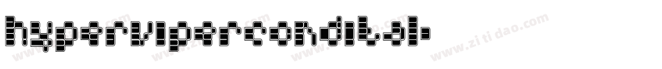 hypervipercondital字体转换