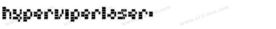 hyperviperlaser字体转换