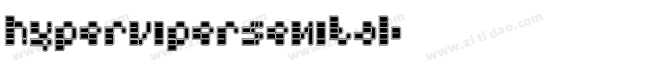 hypervipersemital字体转换