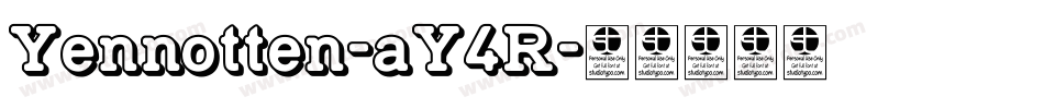 Yennotten-aY4R字体转换 Yennotten-aY4R字体转换