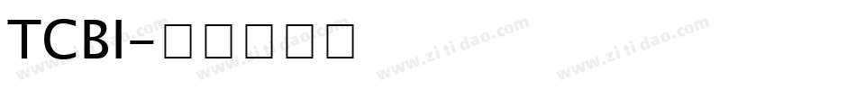 TCBI字体转换