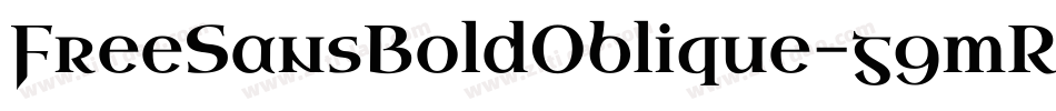 FreeSansBoldOblique-g9mR字体转换