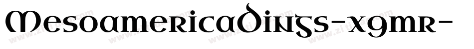 MesoamericaDings-x9mr字体转换