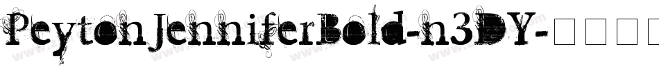 PeytonJenniferBold-n3DY字体转换